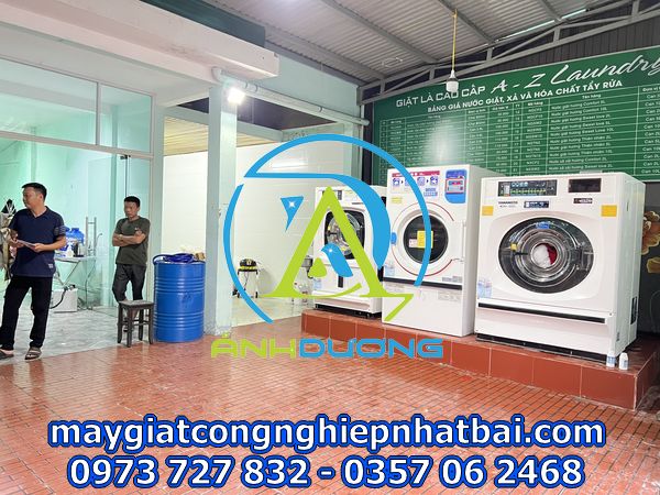 Máy giặt công nghiệp tại Lệ Thuỷ Quảng Bình